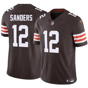 Nike Brown and White Men's Jersey
